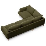 Micadoni Zelena baršunasti kutna garnitura (s lijevim kutom/u obliku slova L) Naomi – | shoptok.hr