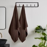 Catherine Lansfield Rjave hitro sušeče frotirne bombažne brisače v kompletu 2 ks 90x140 cm Quick Dry – | Shoptok.si