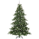 vidaXL Umetno Zložljivo Božično Drevo with LEDs z stojalom 210cm PVC | Shoptok.si