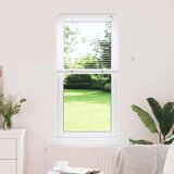 vidaXL Zavjesa za prozor sa zavjesama Ostalo Bijela 80 x 130 cm Aluminij | shoptok.hr