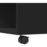 vidaXL Klubska mizica črno 80x80x40 cm inženirski les | Shoptok.si