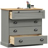  Ladičar VIGO sivi 80 x 40 x 76 cm od masivne borovine | shoptok.hr