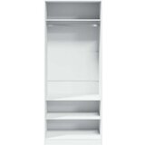 vidaXL Garderobna omara bela 80x50x200 cm inženirski les | Shoptok.si