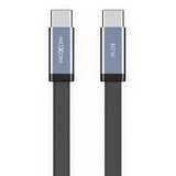 Moxom USB data kabl MX-CB372, Type-C na Type-C, 60W, 3A, 1m, Crni Cene