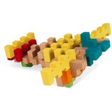 Janod 100-dijelni drveni konstrukcijski set | shoptok.hr