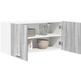 vidaXL Viseča omarica Riga Siva Sonoma 80 x 31 x 40 cm Konstruiran les | Shoptok.si