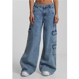 UC Ladies Women's Cargo Jeans UC - Blue cene