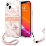  GUHCP13MKMABPI za iPhone 13 6.1 - roza marmor shock silikonski ovitek z zapestnico Cene