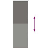 vidaXL Rolo zavjesa Blackout siva 55x130 cm Širina tkanine 50,7 cm | shoptok.hr
