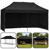 Lean Toys Vrtni šotor Express Catering, komercialni paviljon, črne barve, 3x6 M | Shoptok.si