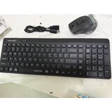 A4Tech FG2400 AIR2 FSTYLER Wireless Combo USB US, crni set OUTLET | Eponuda.com