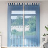 Voile zavjese s petljama 2 kom. kraljevsko plave 140x260 cm Cene