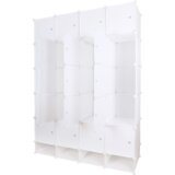 Kondela Modularna večnamenska omara, bela, ZAFOD | Shoptok.si