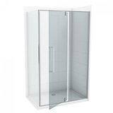 Copen stakleni paravan concept absolut 80x200cm staklo 6mm providno pivot vrata sa fiksnim delom (C-02-6200F) | Eponuda.com