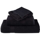 vidaXL Premium brisače 10 kosov črna 50x100 cm 600 g/m2 100 % bombaž | Shoptok.si