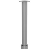 WALTECO Teleskopska pohištvena noga (Š x Do: 6 x 6 cm, Nastavitev višine: 70 cm - 110 cm, Nosilnost izdelka: 80 kg, Jeklo, Siva, Okrogle oblike) | Shoptok.si