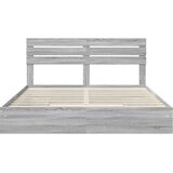  s od storage Siva Sonoma 180 x 200 cm Konstruirano drvo | shoptok.hr