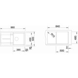 Blanco metra 5s antrazit 513044 + sifon | Shoptok.si