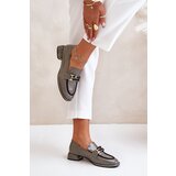 ARTIKER Lacquered Women's Loafers On A Block With Decoration | shoptok.hr