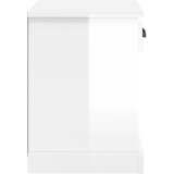  Noćni ormarići 2 kom visoki sjaj bijeli 43 x 36 x 50 cm | shoptok.hr