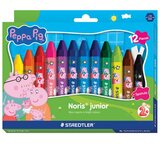  BOJE VOŠTANE 12BOJA JUMBO NORIS JUNIOR PEPPA PIG STAEDTLER 224 C12 L1 | Shoptok.si