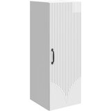 vidaXL Ormar za montažu na zid 33 x 34 5 x 90 cm Konstruirano drvo - Bijela visokog sjaja 33 x 34 5 x 90 cm | shoptok.hr