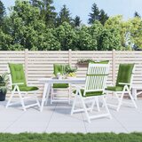  Jastuci za stolice 4 kom prošarano zelena 120x50x7cm od tkanine | Eponuda.com