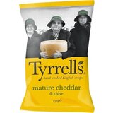 Tyrrells Chips mature cheddar & chive Cene
