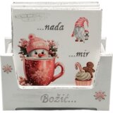  🎄 Božićni Podmetači za Čaše – Unesite Blagdanski Ugođaj na Svaki Stol 🎄 Š16361 | shoptok.hr