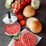 Ad trend Stiskalnica za pleskavice, hamburger 12xh8cm / aluminij, plastika, (5000200296) | Shoptok.si