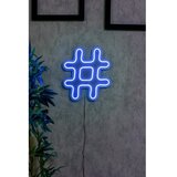 WALLXPERT dekorativna plastična led rasveta hashtag blue Cene