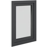  Prozor za podrum RISOR 60 x 80 cm PVC i staklo Antracit | shoptok.hr