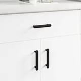 za ormar 474 pcs Crna 121 x 16.6 x 28.3 mm Željezo