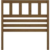  Posteljno vzglavje medeno rjavo 96x4x100 cm trdna borovina, (20648207) | Shoptok.si