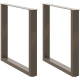 vidaXL Noge za jedilno mizo U-oblika 2 kosa 80x(72-73) cm jeklo Cene