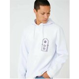 Koton Sweatshirt - White - Oversize Cene