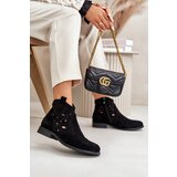 S. BARSKI Ladies Cut-Out Ankle Boots With Zipper Black S.Barski | Shoptok.si