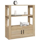  Komoda boja hrasta sonome 80x30x90 cm konstruirano drvo | shoptok.hr