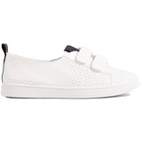 Shelvt Women's white sneakers with velcro | Shoptok.si