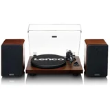 Gramofon LS-600WA, sa zvučnicima, Bluetooth 5, ugrađeno predpojačalo i pojačalo, RCA izlaz, 2x30W RMS, 33 i 45 RPM, Audio-Technica cartridge AT-VM95E