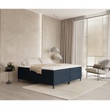 Maison de Rêve Temno modra boxspring postelja s prostorom za shranjevanje 200x200 cm Araya – | Shoptok.si