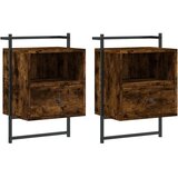 vidaXL Noćni ormarići zidni 2 kom boja hrasta 40 x 30 x 61 cm drveni | shoptok.hr