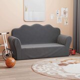  Dječji dvosjed antracit od mekanog pliša | shoptok.hr