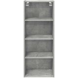 Viseći ormarić s policom Riga Betonski sivi 40 x 29 5 x 100 cm | shoptok.hr