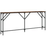  Konzolni stol boja hrasta 180x23x75 cm od konstruiranog drva | shoptok.hr