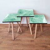 Hanah home Set 3 stočića 3Shp179 Green | ePonuda.com
