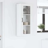  Stenska kuhinjska omarica Visok sijaj bela 40 x 31 x 100 cm | Shoptok.si