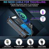  solarni power bank 905-IE 20000 mah sa led lampom crni | Eponuda.com