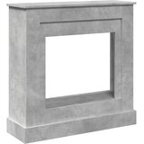  Okvir za kamin boja betona 90x30x90 cm od konstruiranog drva | shoptok.hr