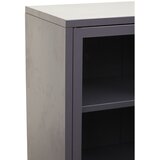 Premier Housewares Siva željezna vitrina 75x150x35 cm Acier – | shoptok.hr